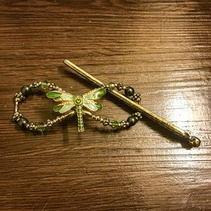 Lilarose dragonfly hair clip